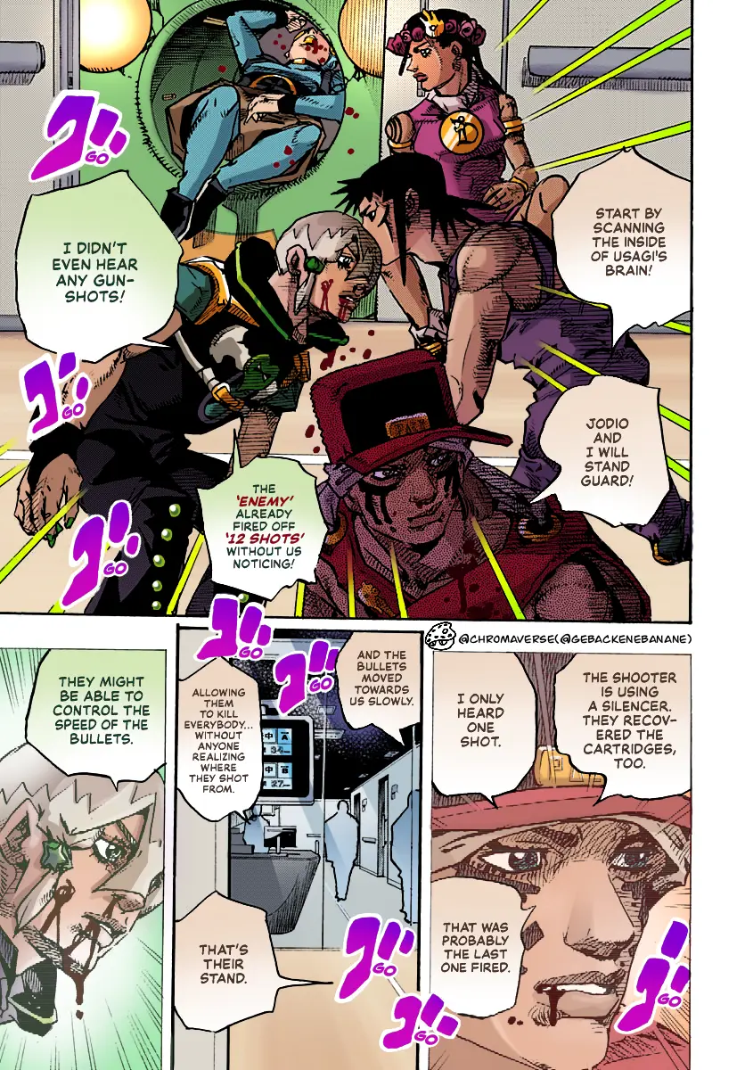 Jojo's Bizarre Adventure Part 9 - The Jojolands (Fan-Colored) - Chapter 18: That Girl's Bags Groove