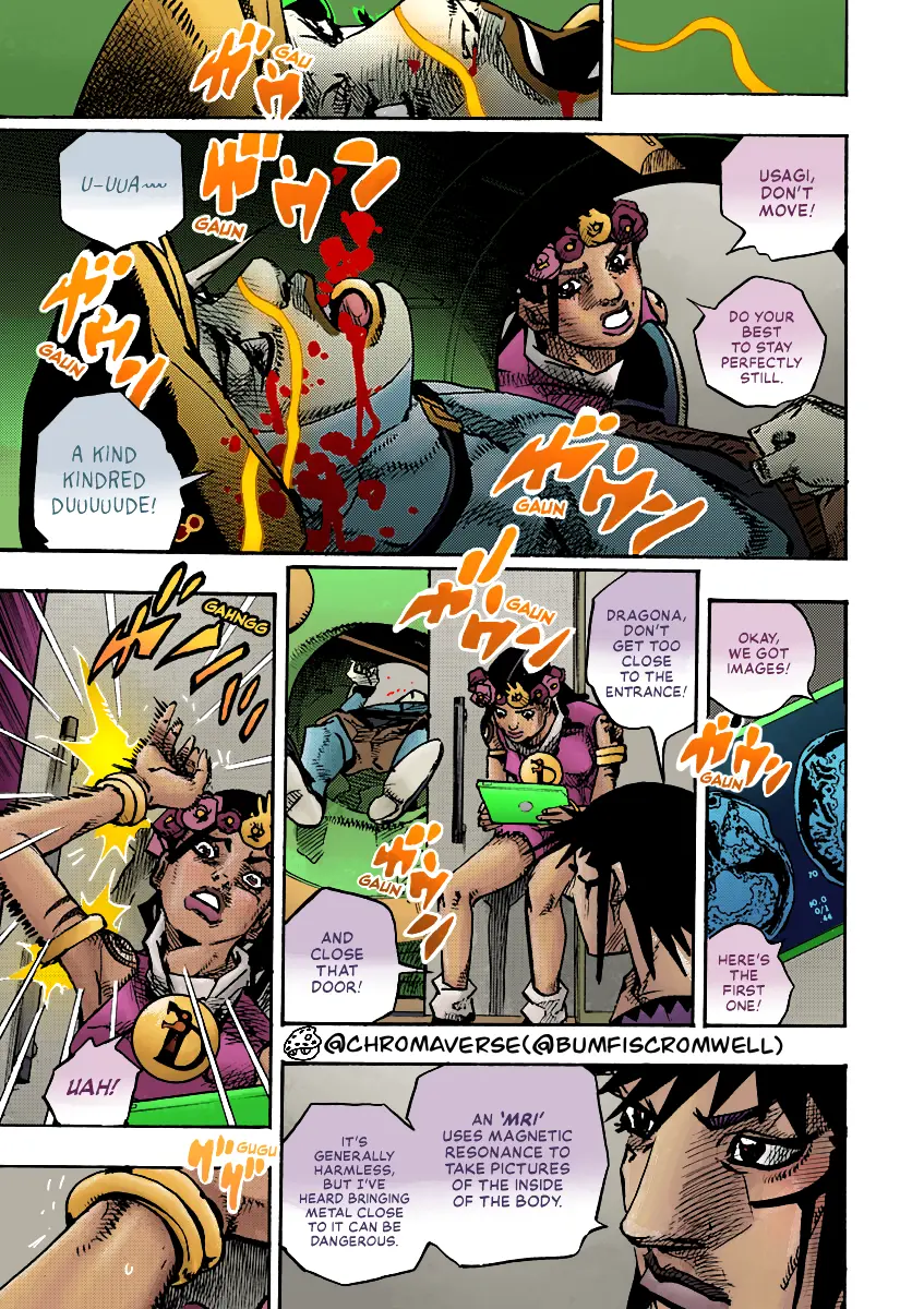 Jojo's Bizarre Adventure Part 9 - The Jojolands (Fan-Colored) - Chapter 18: That Girl's Bags Groove