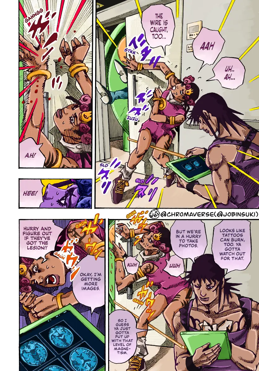 Jojo's Bizarre Adventure Part 9 - The Jojolands (Fan-Colored) - Chapter 18: That Girl's Bags Groove