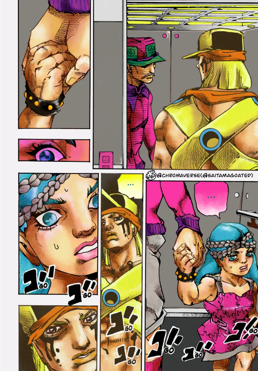 Jojo's Bizarre Adventure Part 9 - The Jojolands (Fan-Colored) - Chapter 18: That Girl's Bags Groove