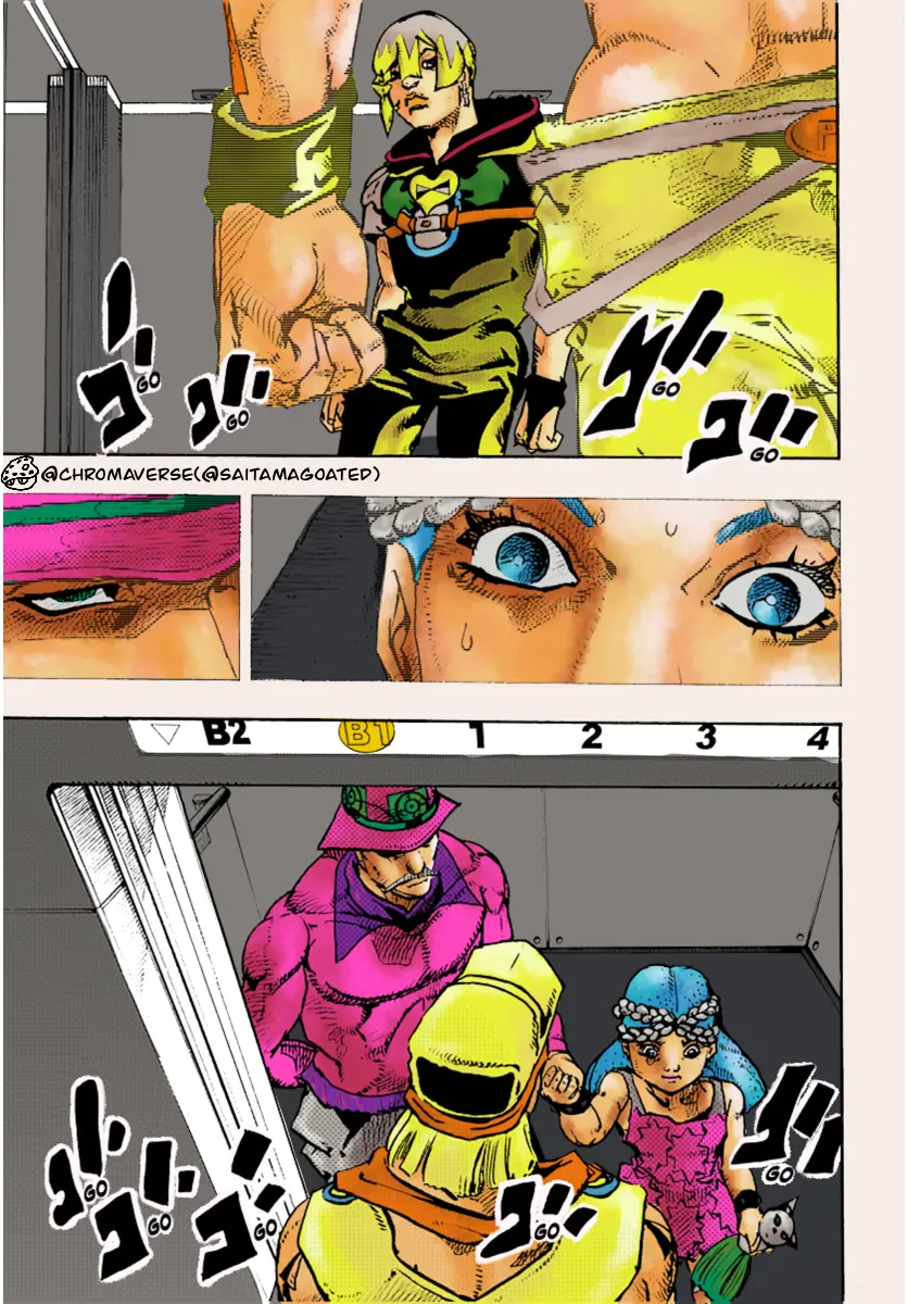 Jojo's Bizarre Adventure Part 9 - The Jojolands (Fan-Colored) - Chapter 18: That Girl's Bags Groove