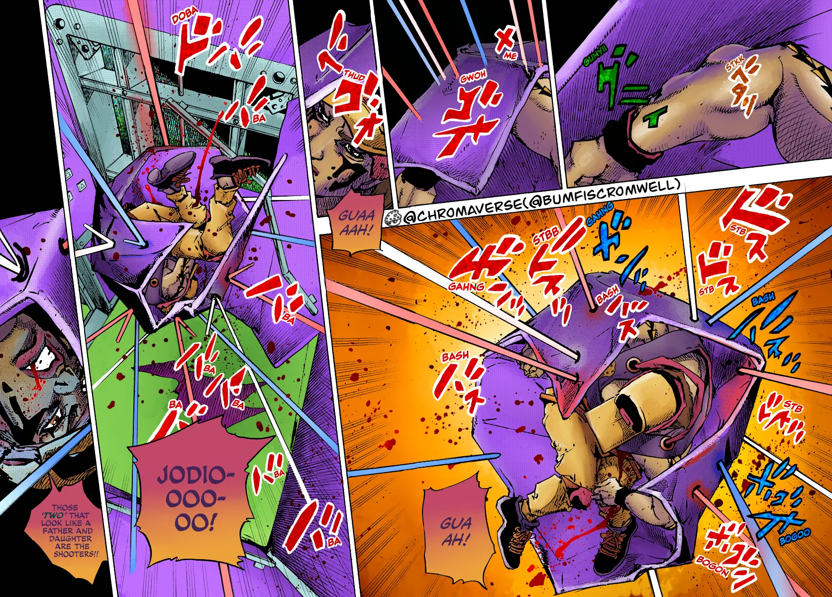 Jojo's Bizarre Adventure Part 9 - The Jojolands (Fan-Colored) - Chapter 18: That Girl's Bags Groove