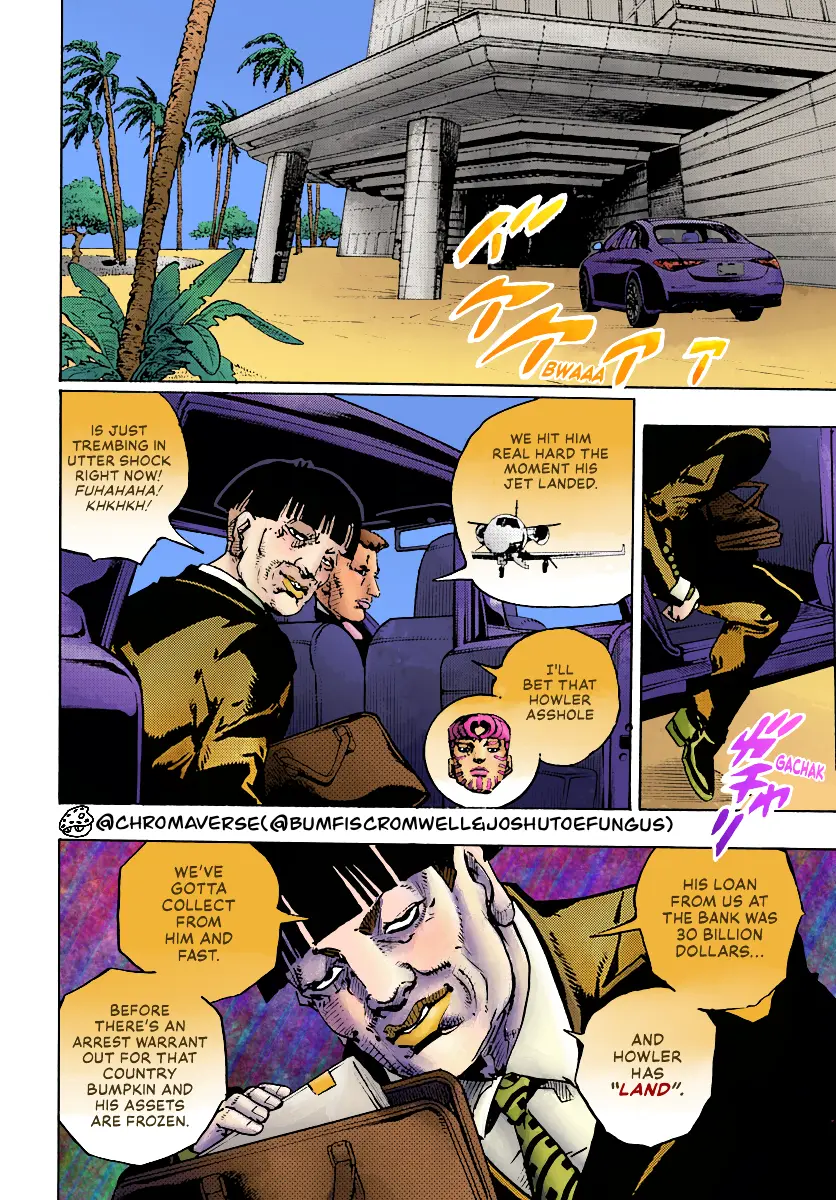 Jojo's Bizarre Adventure Part 9 - The Jojolands (Fan-Colored) - Chapter 18: That Girl's Bags Groove