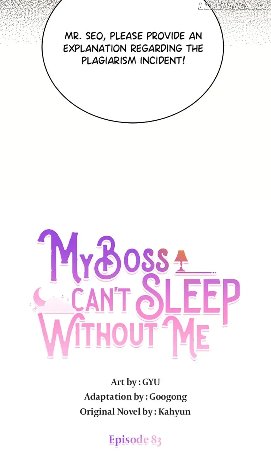 My Boss Can’t Sleep Without Me - Chapter 83