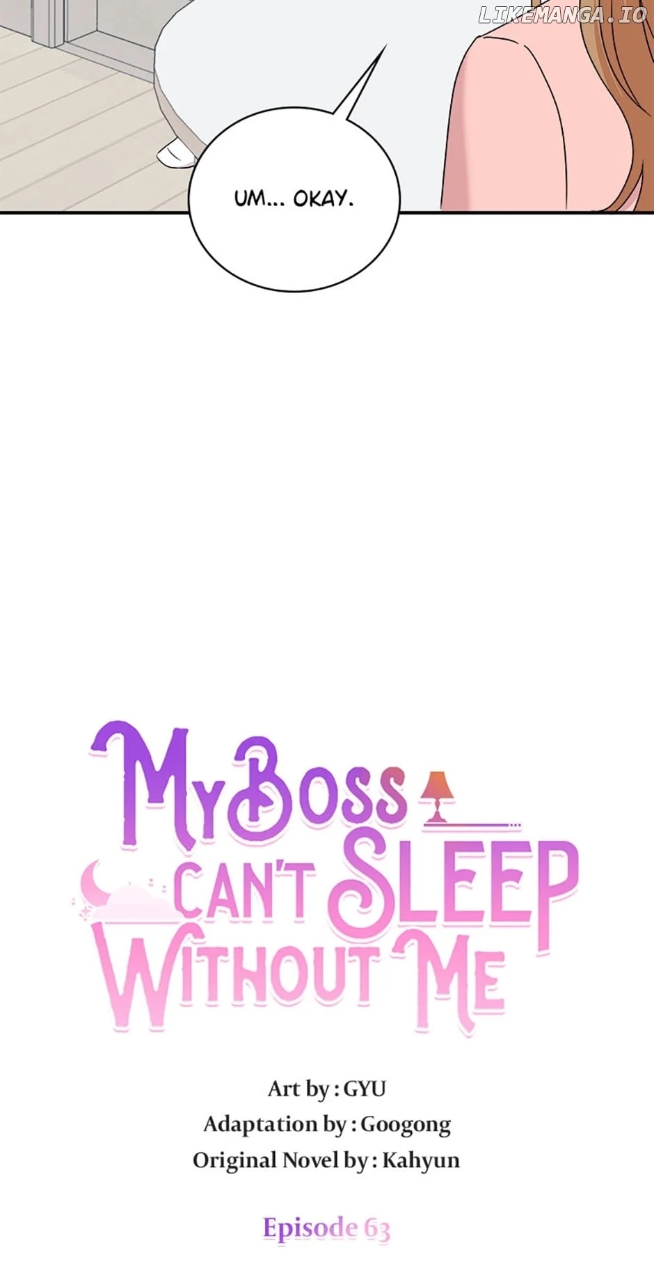 My Boss Can’t Sleep Without Me - Chapter 63