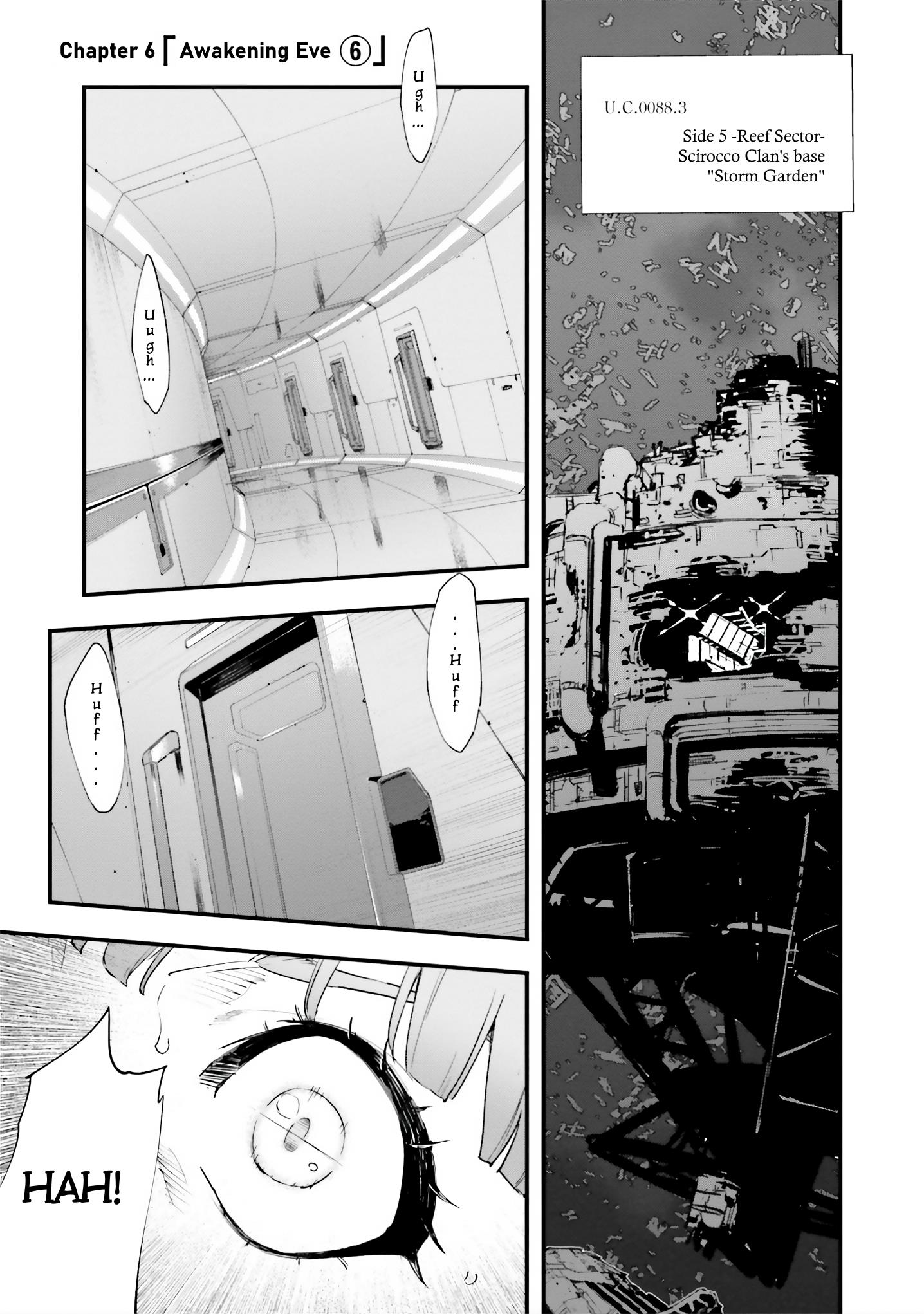 Mobile Suit Gundam Valpurgis Eve - Vol.1 Chapter 6: Awakening Eve 6