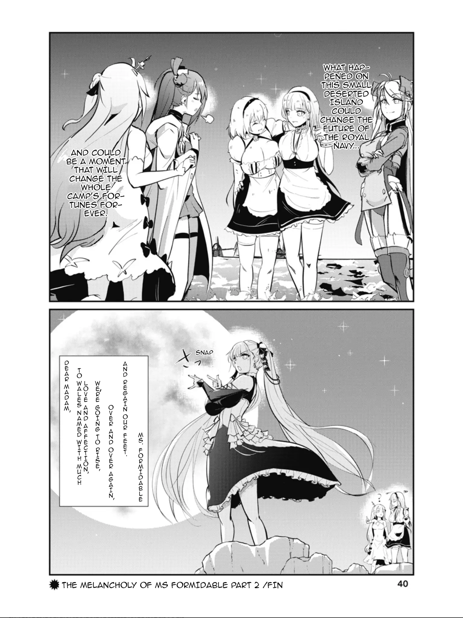 Azur Lane The Animation: Vacations - Vol.4 Chapter 24: The Melancholy Of Ms. Formidable, Part 1