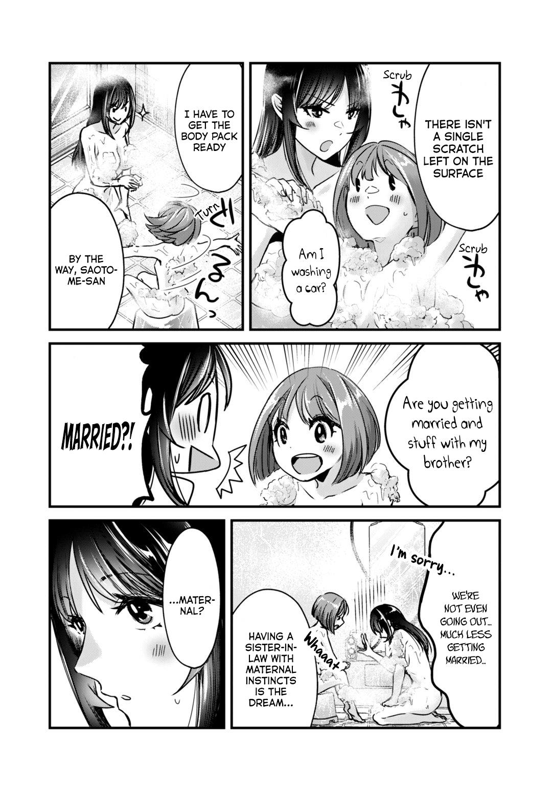 Tsuki 50-Man Moratte Mo Ikigai No Nai Tonari No Onee-San Ni 30-Man De Yatowarete "Okaeri" Tte Iu Oshigoto Ga Tanoshii - Vol.4 Chapter 17: Saotome-San Is Difficult To Introduce.