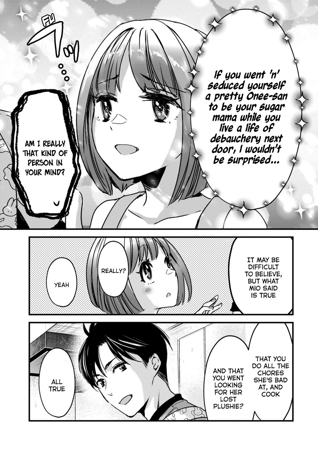 Tsuki 50-Man Moratte Mo Ikigai No Nai Tonari No Onee-San Ni 30-Man De Yatowarete "Okaeri" Tte Iu Oshigoto Ga Tanoshii - Vol.4 Chapter 17: Saotome-San Is Difficult To Introduce.