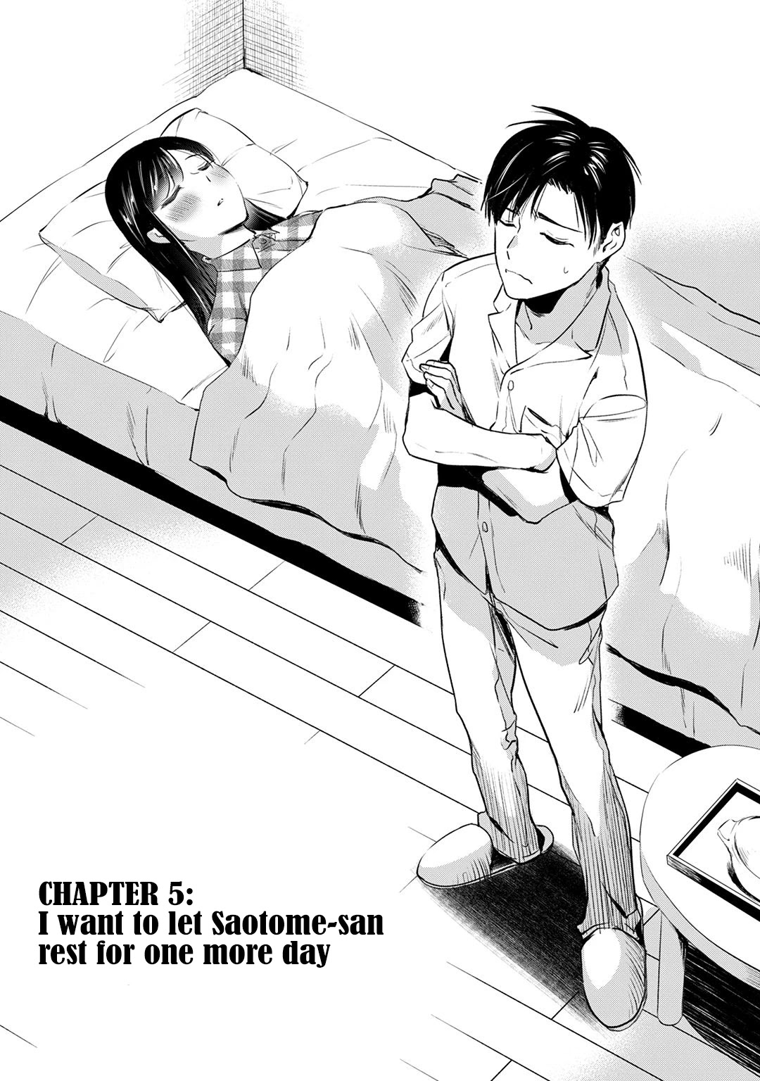 Tsuki 50-Man Moratte Mo Ikigai No Nai Tonari No Onee-San Ni 30-Man De Yatowarete "Okaeri" Tte Iu Oshigoto Ga Tanoshii - Chapter 5: I Want To Let Saotome-San Rest For One More Day