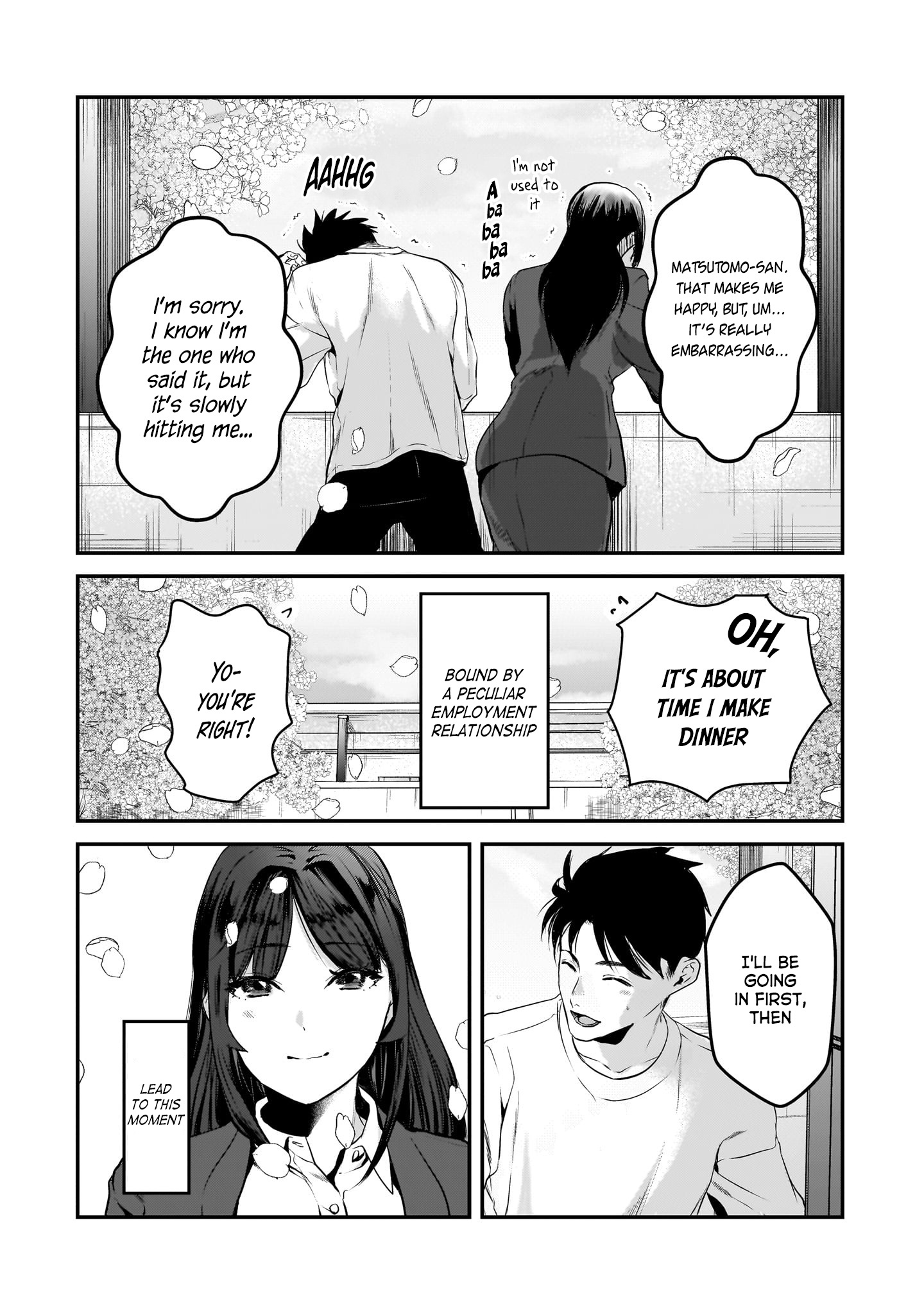 Tsuki 50-Man Moratte Mo Ikigai No Nai Tonari No Onee-San Ni 30-Man De Yatowarete "Okaeri" Tte Iu Oshigoto Ga Tanoshii - Vol.6 Chapter 30: Saying "Welcome Home" To Saotome-San