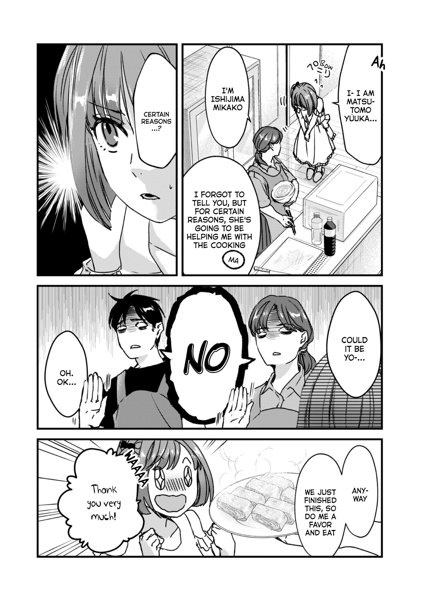 Tsuki 50-Man Moratte Mo Ikigai No Nai Tonari No Onee-San Ni 30-Man De Yatowarete "Okaeri" Tte Iu Oshigoto Ga Tanoshii - Vol.5 Chapter 21: Saotome-San Won't Stop.