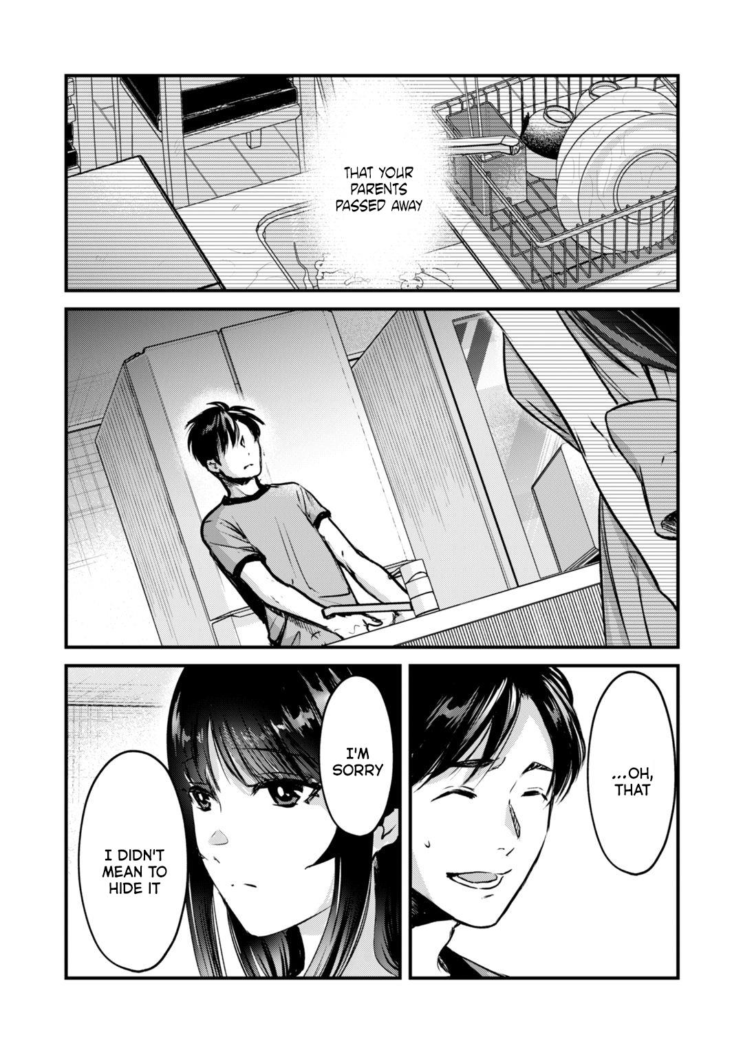 Tsuki 50-Man Moratte Mo Ikigai No Nai Tonari No Onee-San Ni 30-Man De Yatowarete "Okaeri" Tte Iu Oshigoto Ga Tanoshii - Vol.4 Chapter 18: Saotome-San Doesn't Understand.