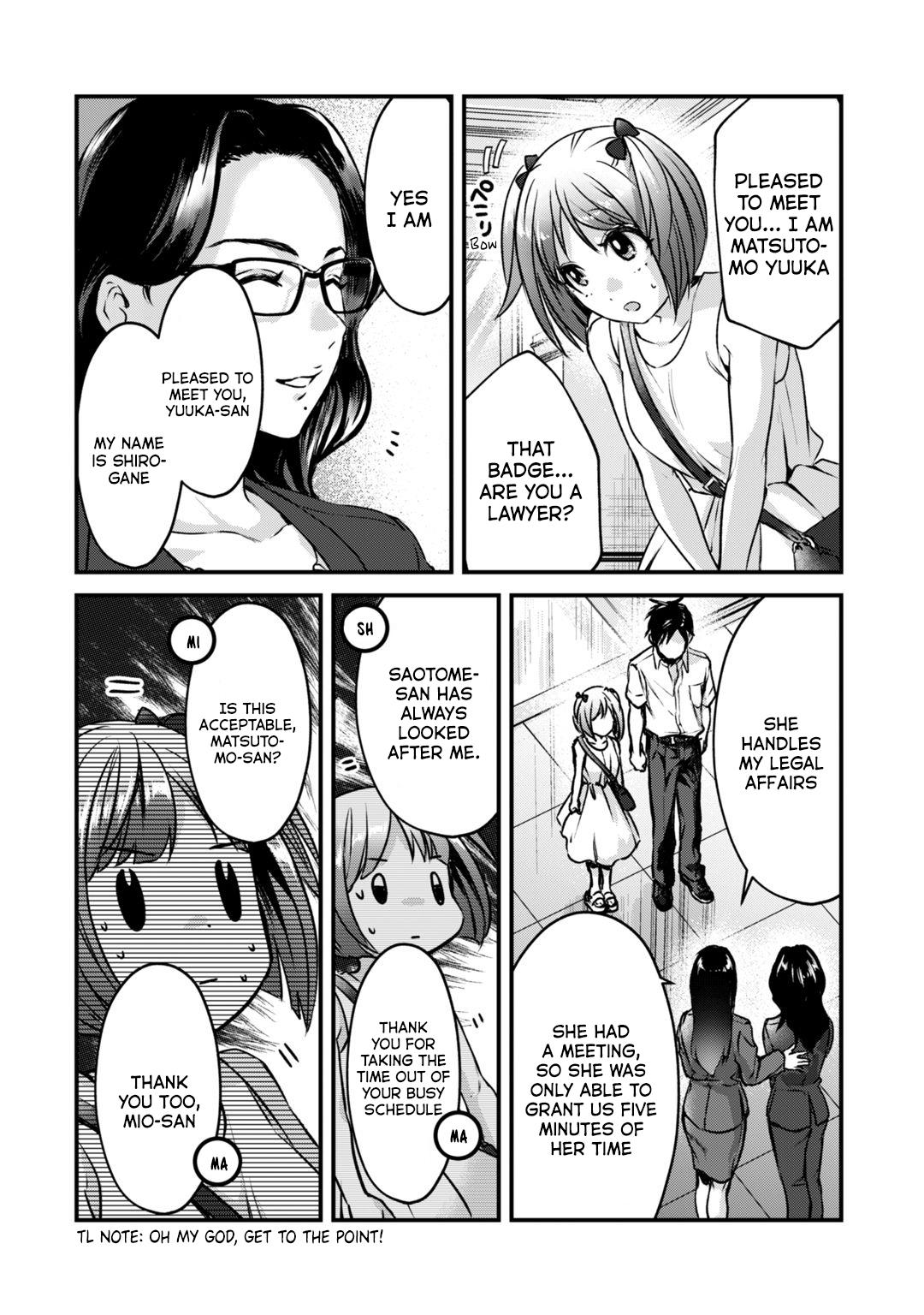 Tsuki 50-Man Moratte Mo Ikigai No Nai Tonari No Onee-San Ni 30-Man De Yatowarete "Okaeri" Tte Iu Oshigoto Ga Tanoshii - Vol.4 Chapter 18: Saotome-San Doesn't Understand.