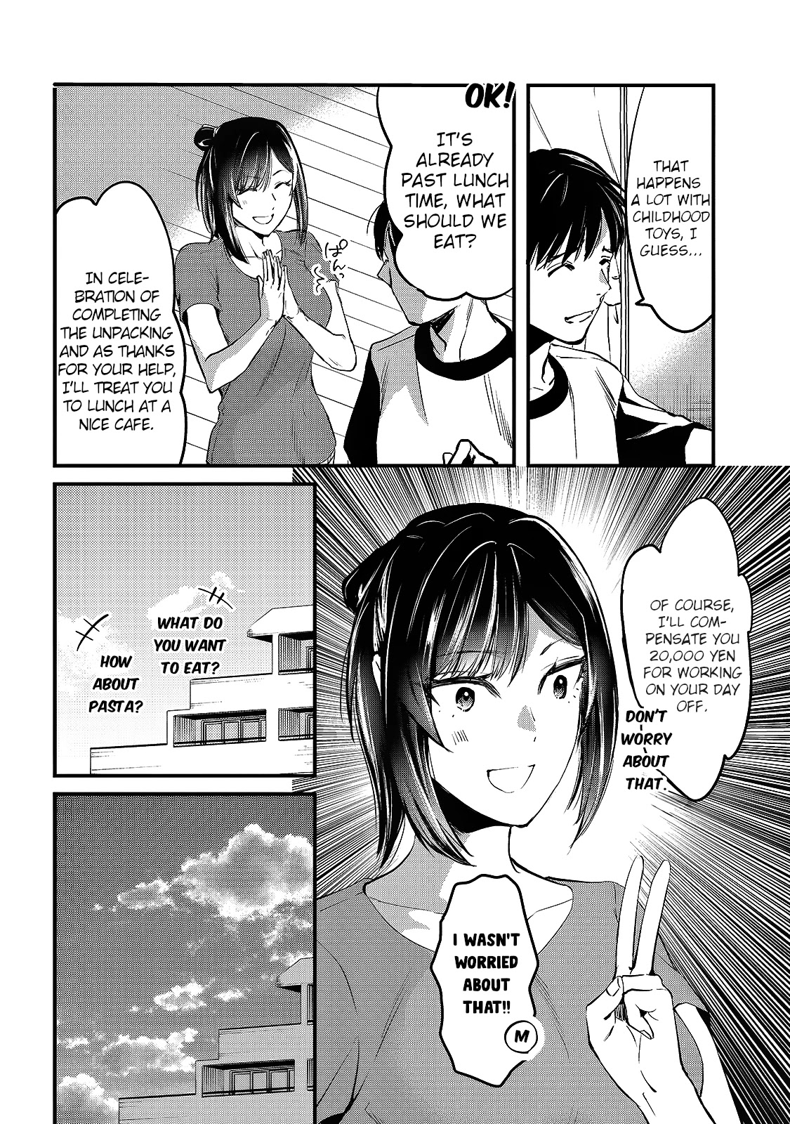 Tsuki 50-Man Moratte Mo Ikigai No Nai Tonari No Onee-San Ni 30-Man De Yatowarete "Okaeri" Tte Iu Oshigoto Ga Tanoshii - Chapter 6: Saotome-San Wants A Little Sister