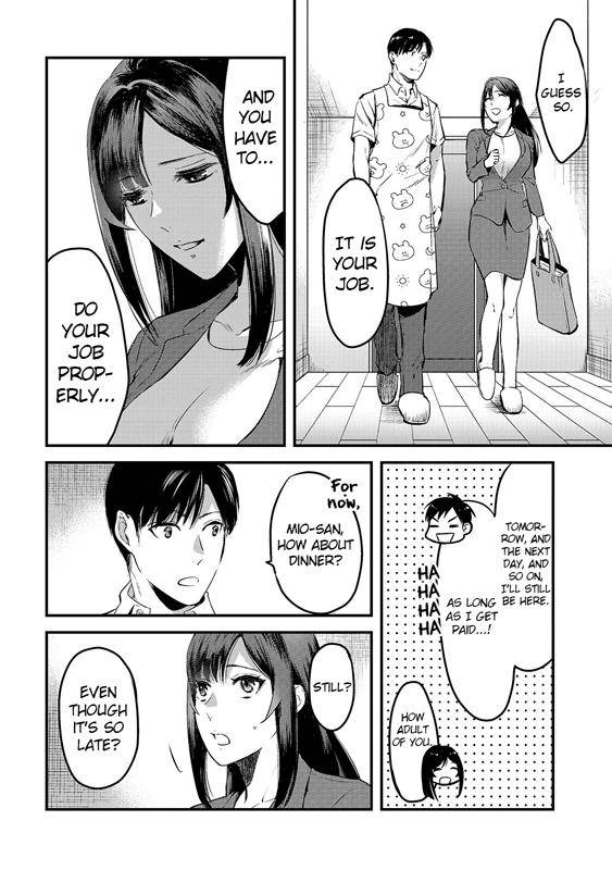 Tsuki 50-Man Moratte Mo Ikigai No Nai Tonari No Onee-San Ni 30-Man De Yatowarete "Okaeri" Tte Iu Oshigoto Ga Tanoshii - Chapter 8