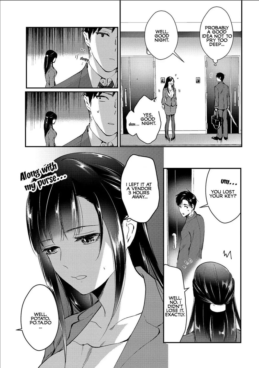 Tsuki 50-Man Moratte Mo Ikigai No Nai Tonari No Onee-San Ni 30-Man De Yatowarete "Okaeri" Tte Iu Oshigoto Ga Tanoshii - Chapter 1