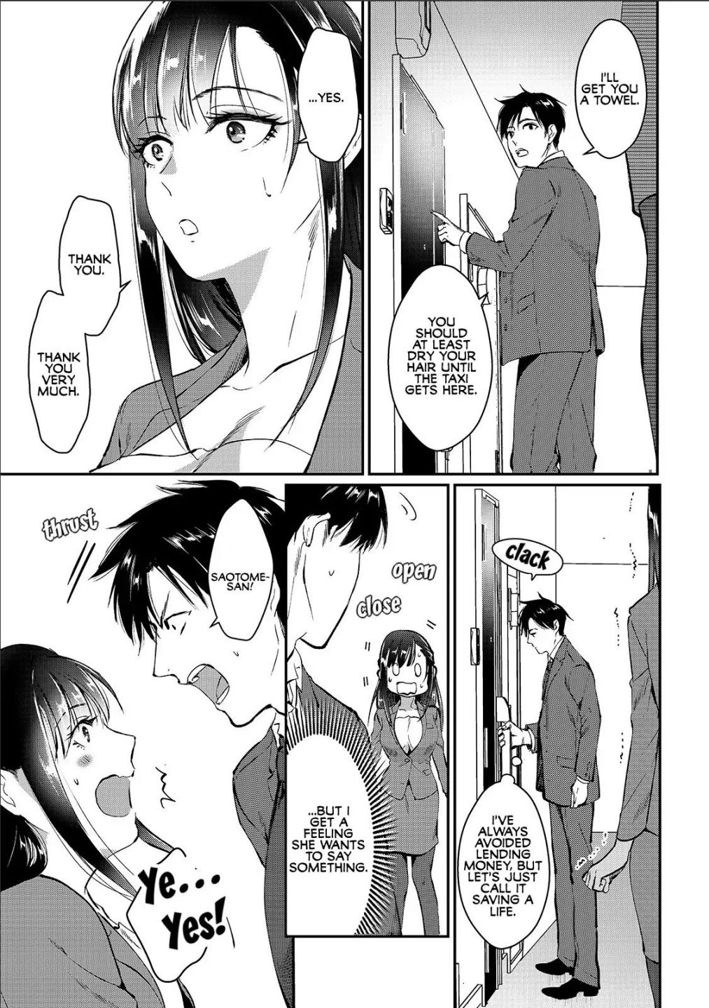 Tsuki 50-Man Moratte Mo Ikigai No Nai Tonari No Onee-San Ni 30-Man De Yatowarete "Okaeri" Tte Iu Oshigoto Ga Tanoshii - Chapter 1