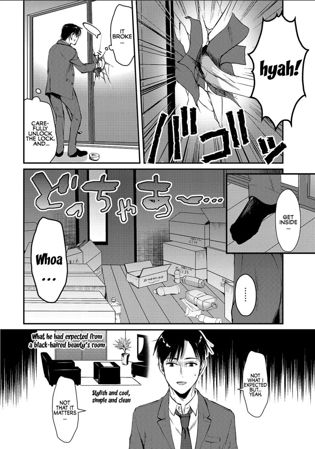 Tsuki 50-Man Moratte Mo Ikigai No Nai Tonari No Onee-San Ni 30-Man De Yatowarete "Okaeri" Tte Iu Oshigoto Ga Tanoshii - Chapter 1