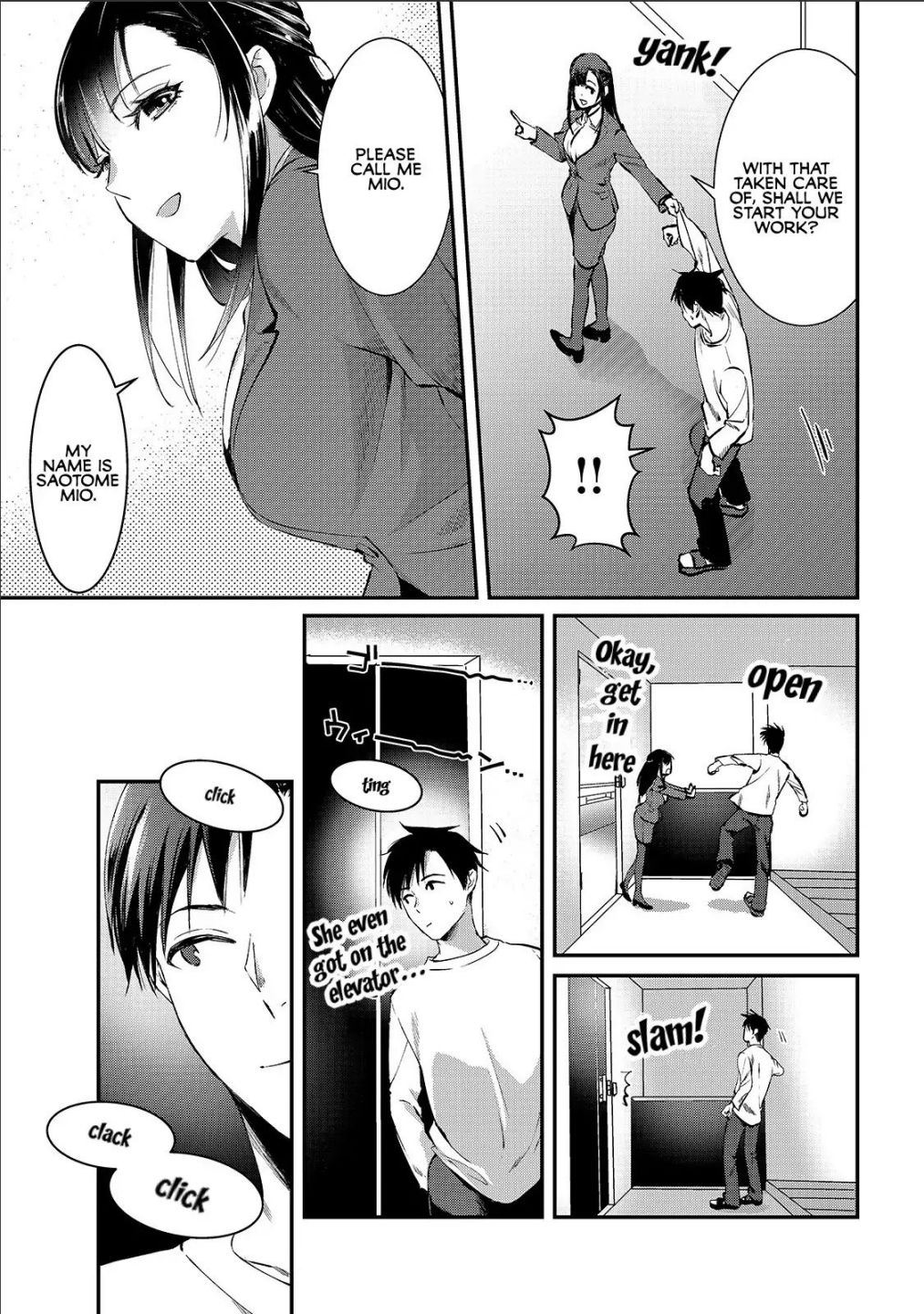 Tsuki 50-Man Moratte Mo Ikigai No Nai Tonari No Onee-San Ni 30-Man De Yatowarete "Okaeri" Tte Iu Oshigoto Ga Tanoshii - Chapter 1