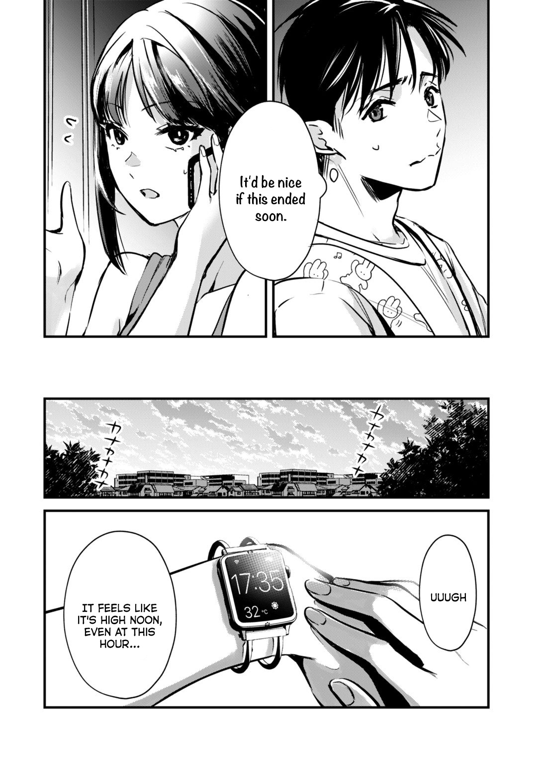 Tsuki 50-Man Moratte Mo Ikigai No Nai Tonari No Onee-San Ni 30-Man De Yatowarete "Okaeri" Tte Iu Oshigoto Ga Tanoshii - Vol.3 Chapter 15: Saotome-San Doesn't Rest.