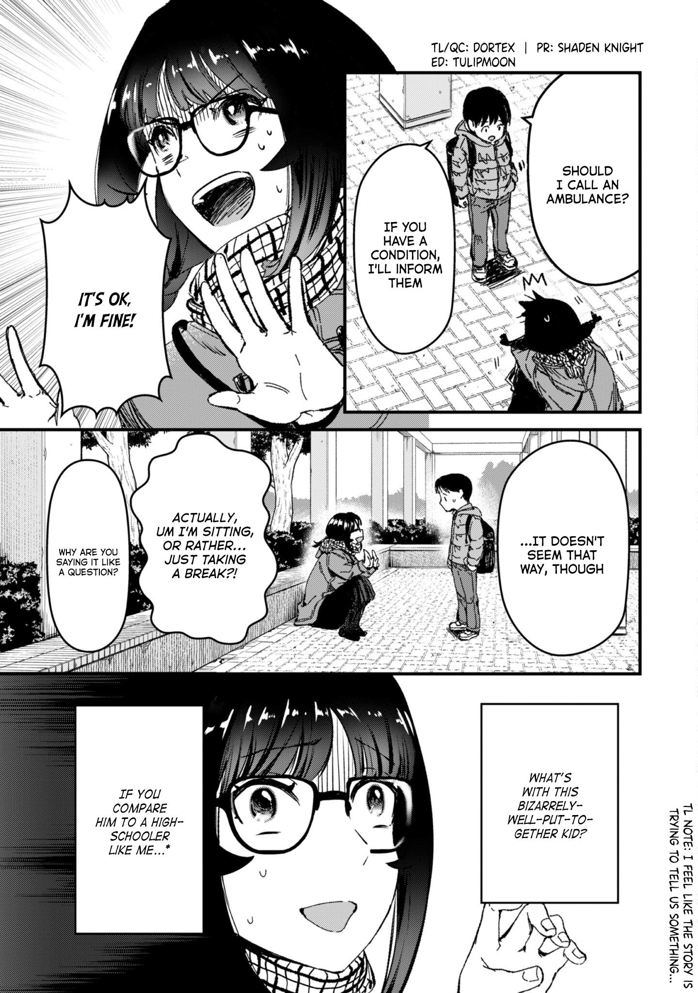 Tsuki 50-Man Moratte Mo Ikigai No Nai Tonari No Onee-San Ni 30-Man De Yatowarete "Okaeri" Tte Iu Oshigoto Ga Tanoshii - Vol.5 Chapter 25: Saotome-San Is A Highschooler.