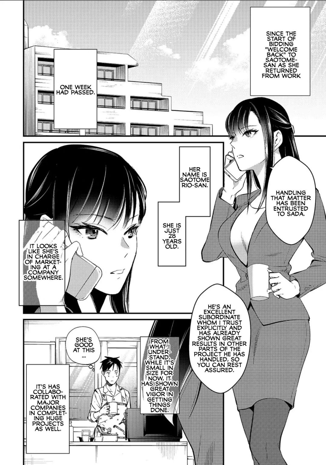 Tsuki 50-Man Moratte Mo Ikigai No Nai Tonari No Onee-San Ni 30-Man De Yatowarete "Okaeri" Tte Iu Oshigoto Ga Tanoshii - Chapter 2