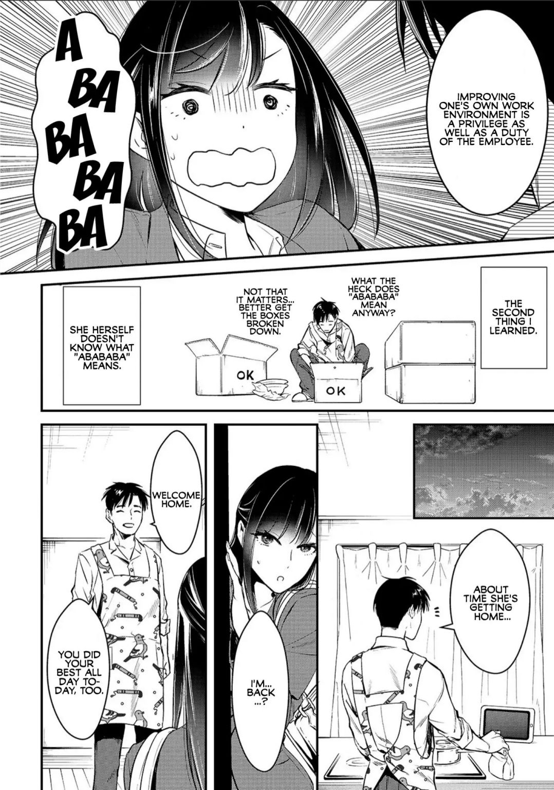 Tsuki 50-Man Moratte Mo Ikigai No Nai Tonari No Onee-San Ni 30-Man De Yatowarete "Okaeri" Tte Iu Oshigoto Ga Tanoshii - Chapter 2