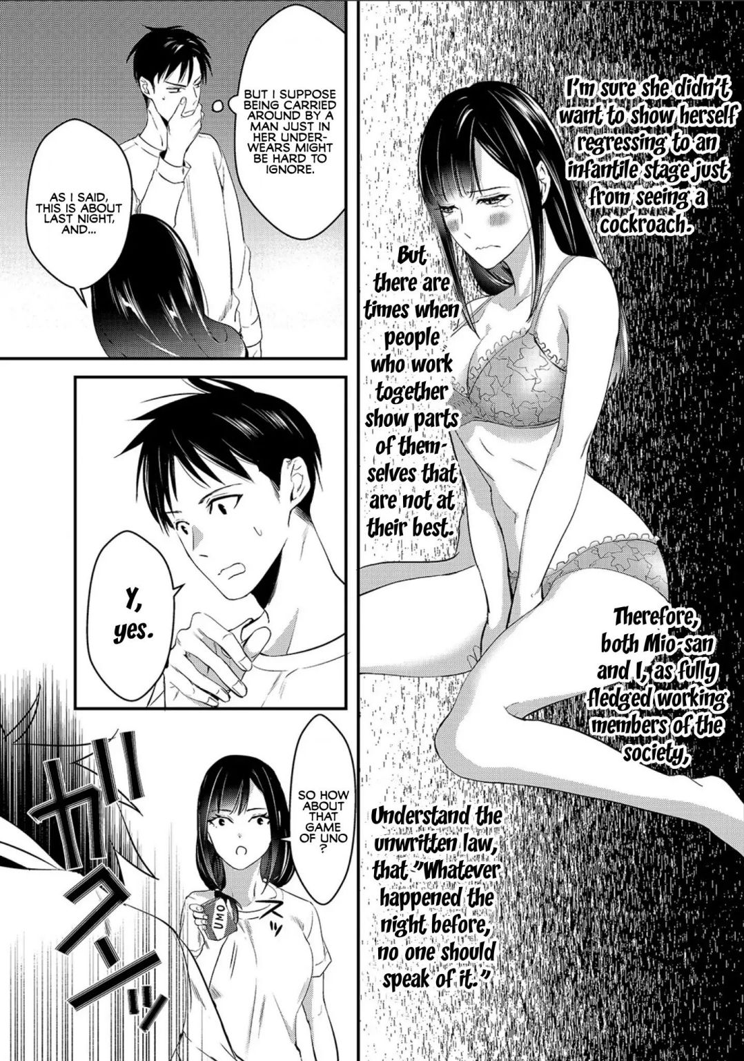 Tsuki 50-Man Moratte Mo Ikigai No Nai Tonari No Onee-San Ni 30-Man De Yatowarete "Okaeri" Tte Iu Oshigoto Ga Tanoshii - Chapter 2