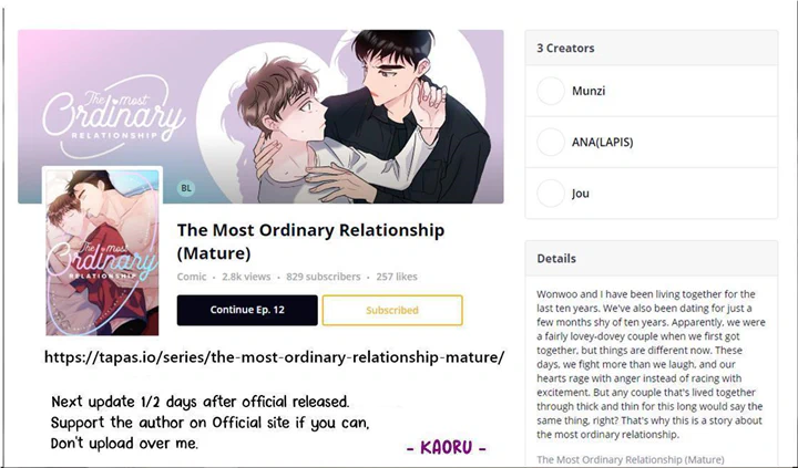 The Most Ordinary Relationship - Chapter 56