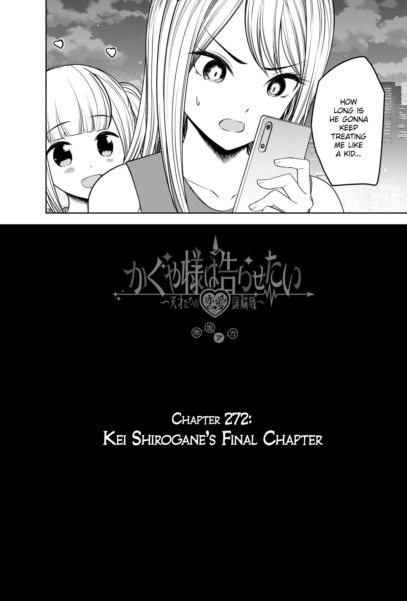 Kaguya-Sama Wa Kokurasetai - Tensai-Tachi No Renai Zunousen - Chapter 272