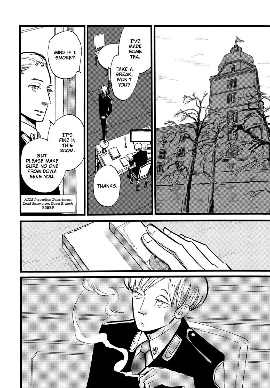 Acca - 13-Ku Kansatsuka - Vol.4 Chapter 20: Considering The Coup D'etat In Dowa