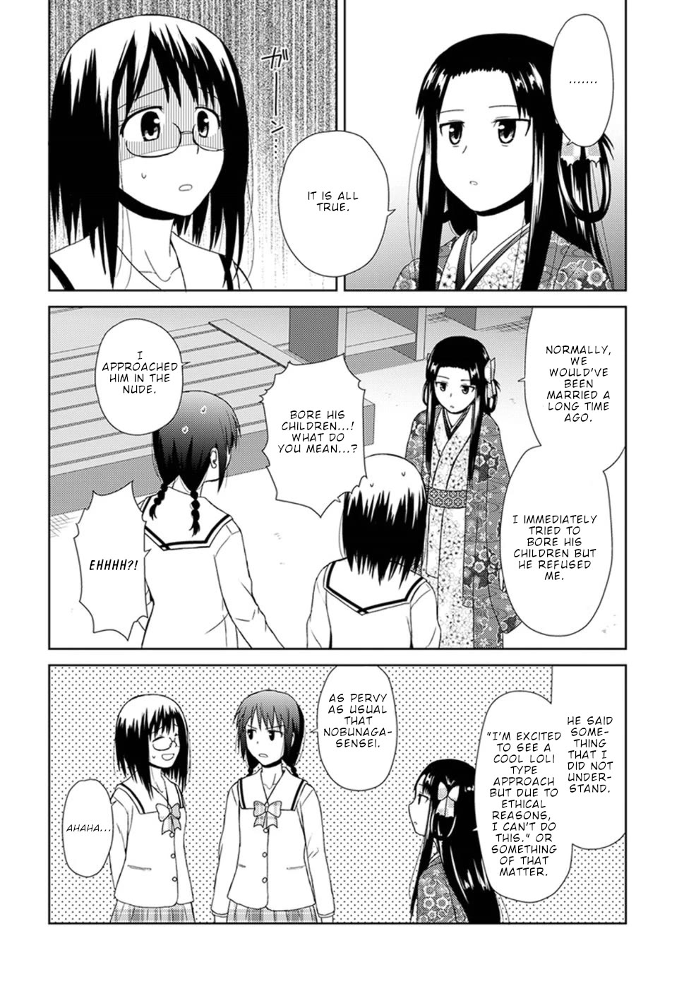 Nobunaga-Sensei No Osanazuma - Chapter 4: Kichou Goes To School