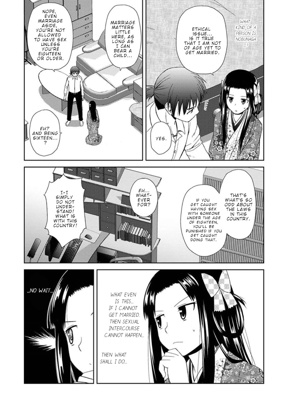 Nobunaga-Sensei No Osanazuma - Chapter 3: Nobunaga's Determination