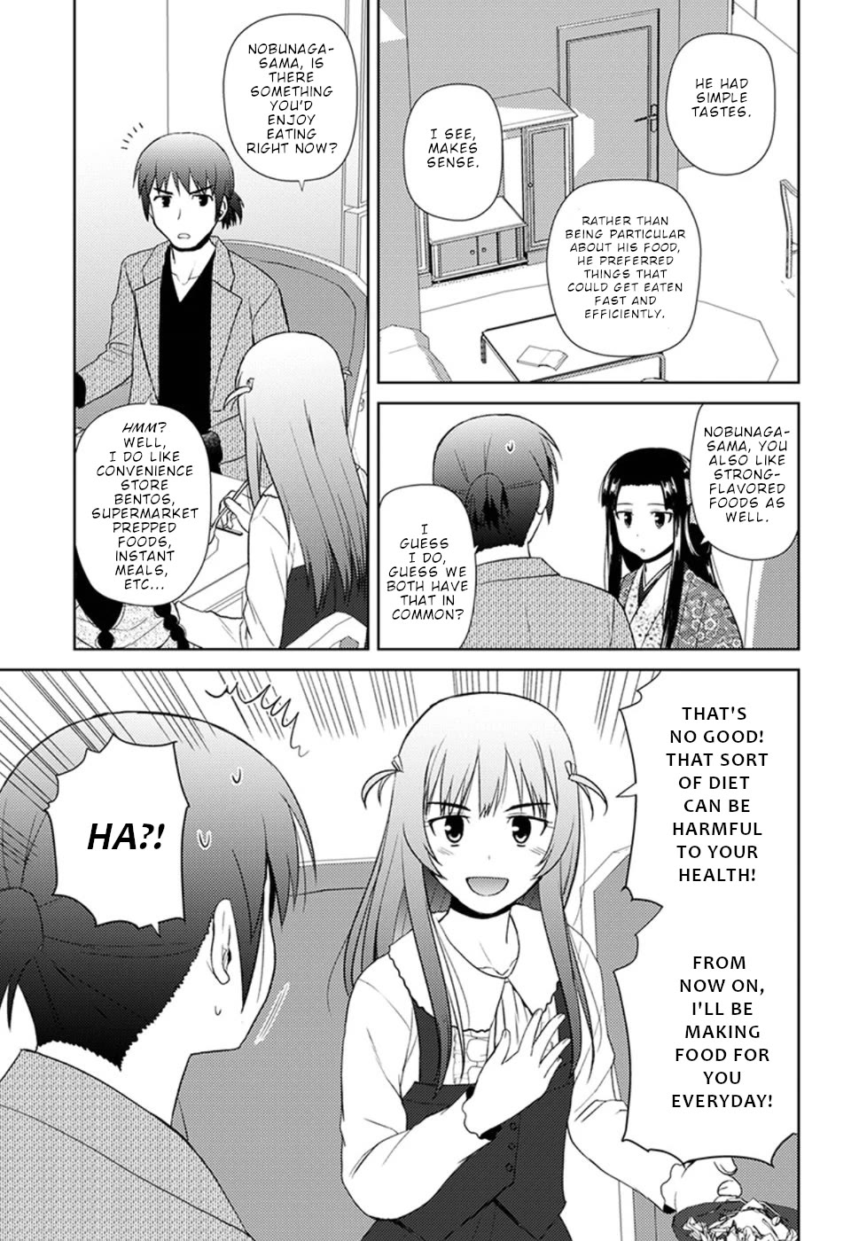 Nobunaga-Sensei No Osanazuma - Chapter 13: Let's Try It Once