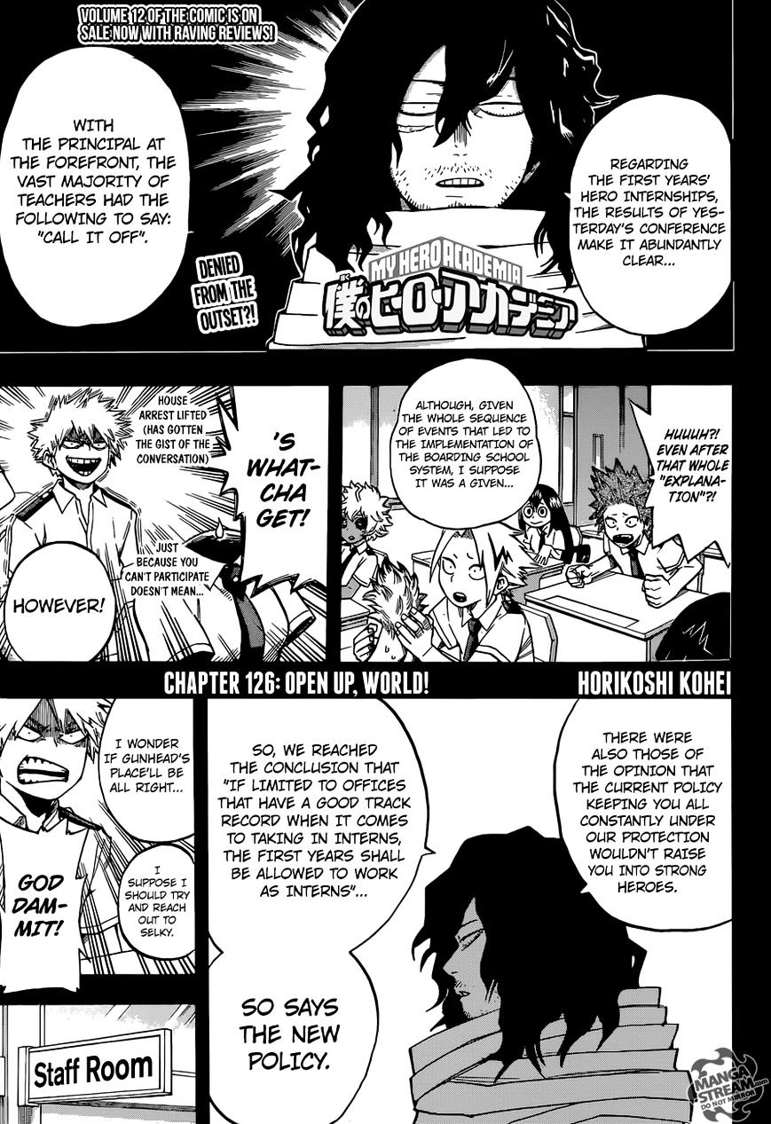 Boku No Hero Academia - Chapter 126