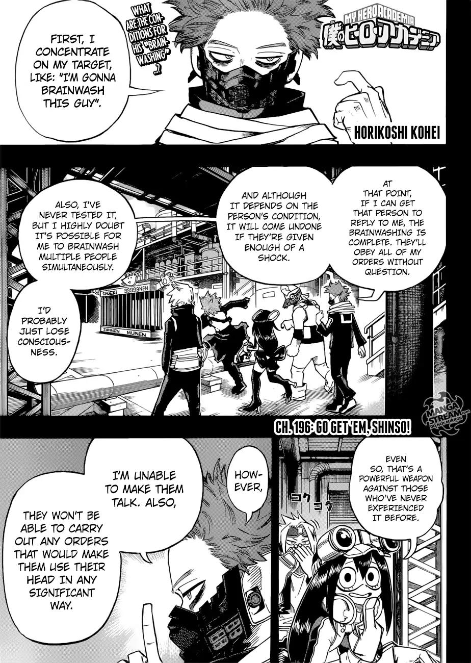 Boku No Hero Academia - Chapter 196