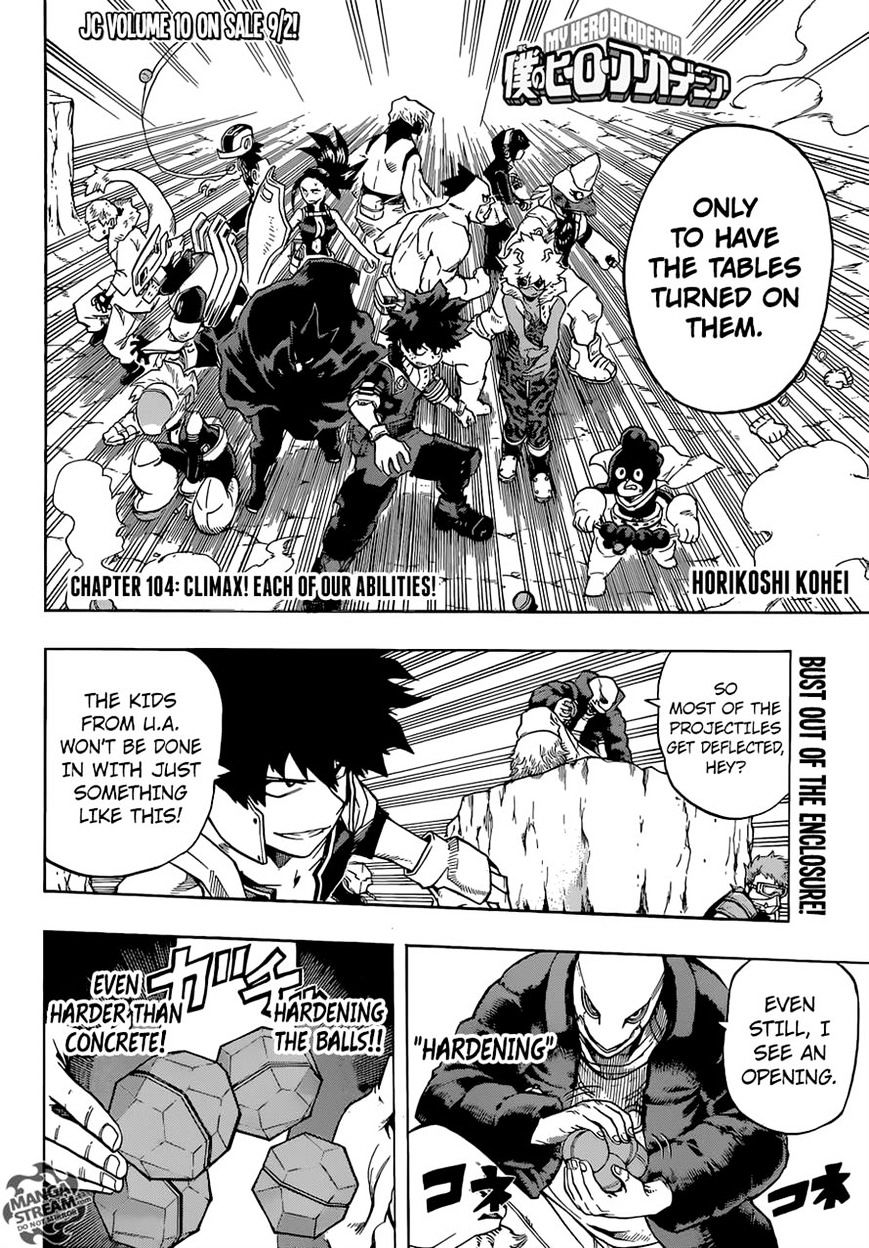 Boku No Hero Academia - Chapter 104