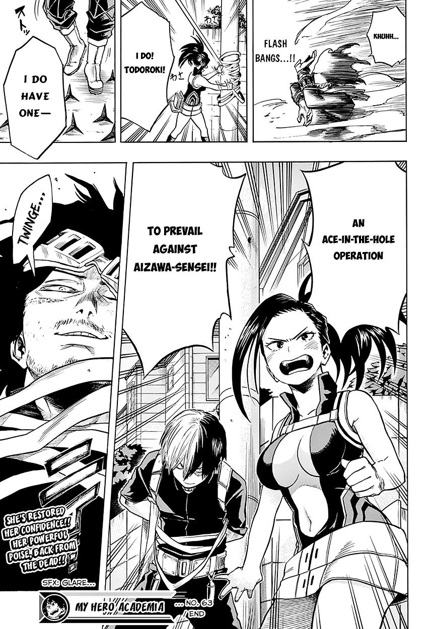 Boku No Hero Academia - Chapter 63 : Yaoyorozu: Rising