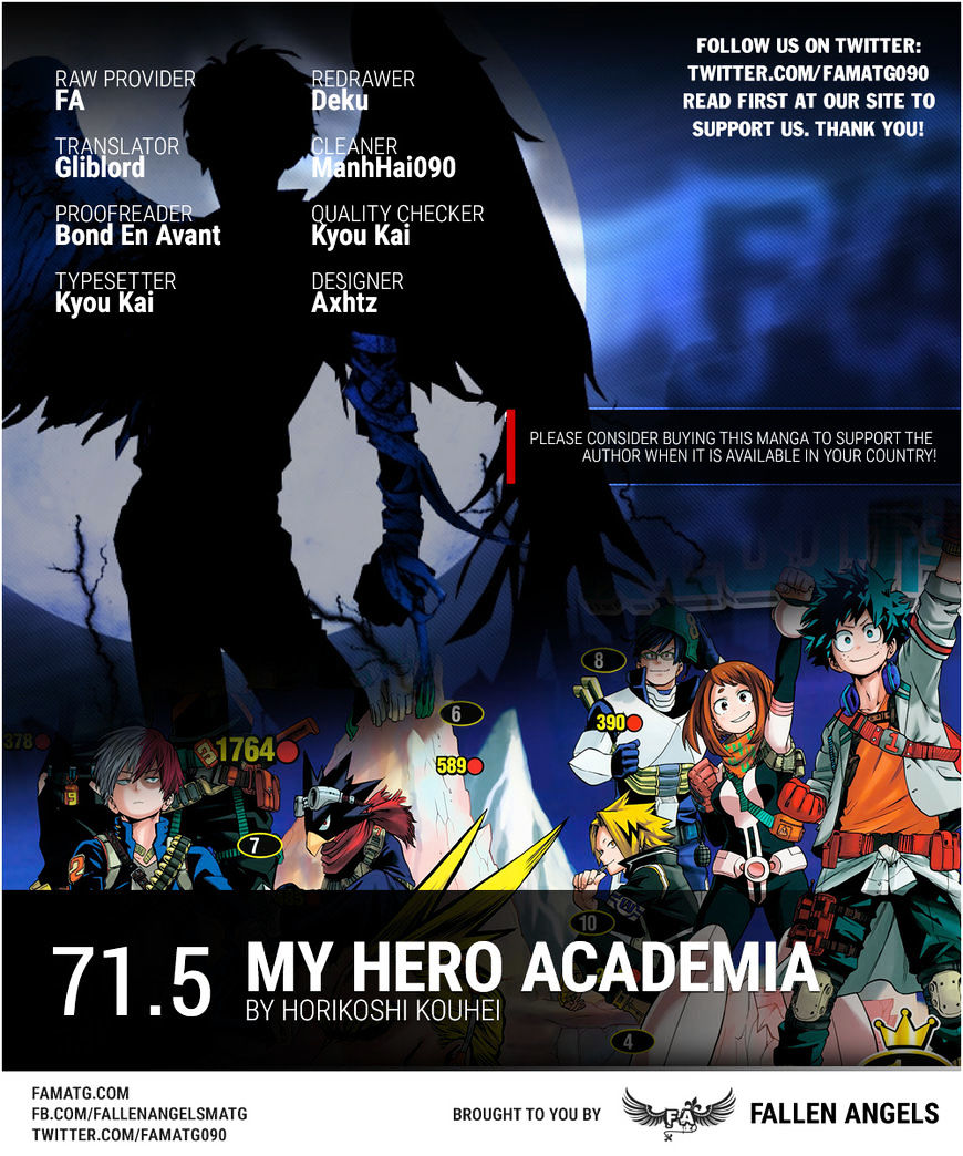 Boku No Hero Academia - Chapter 71.5: Volume 8 Omake