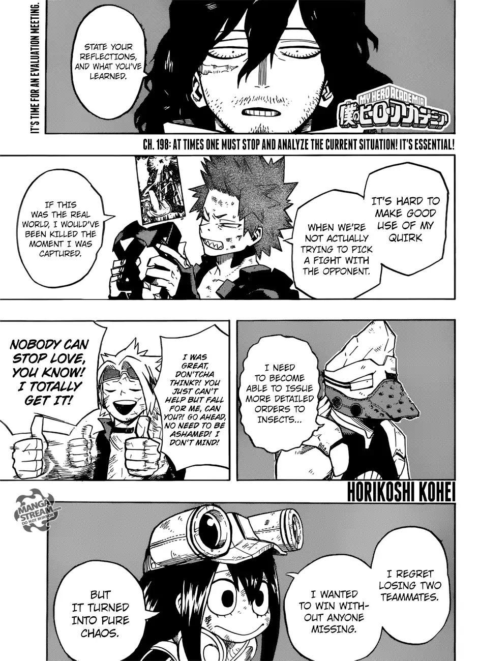 Boku No Hero Academia - Chapter 198