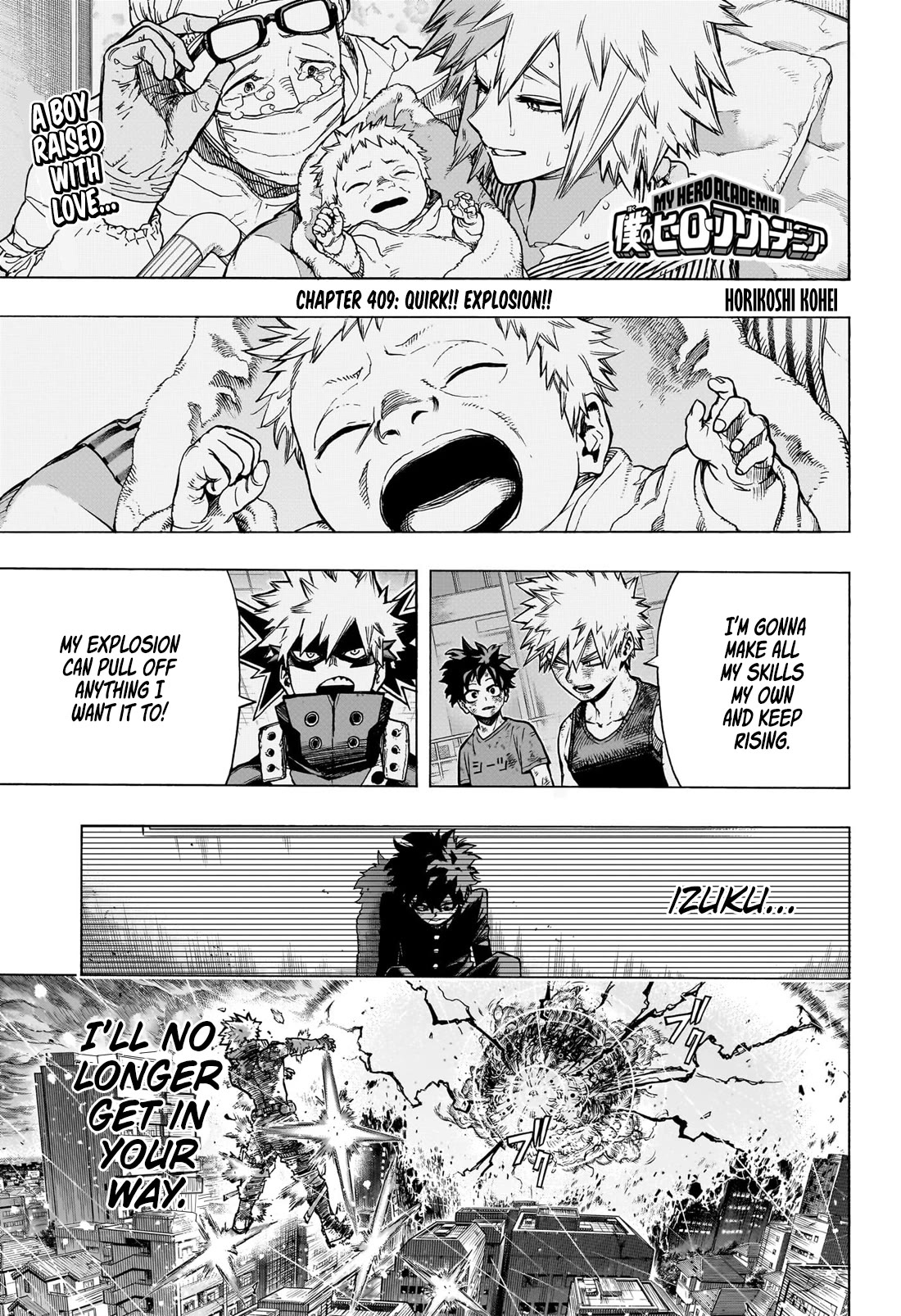 Boku No Hero Academia - Chapter 409: Quirk!! Explosion!!