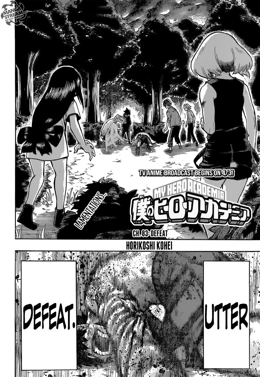 Boku No Hero Academia - Chapter 83