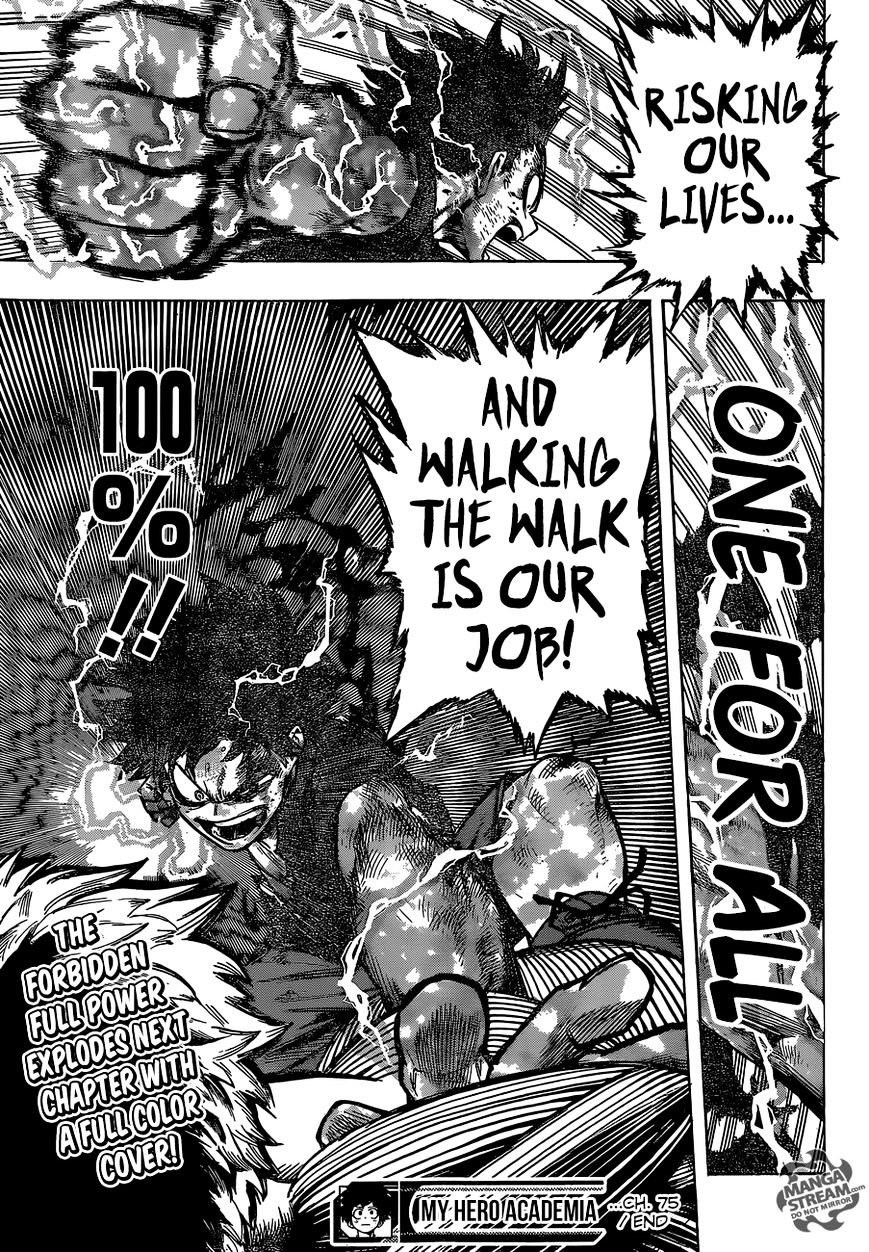 Boku No Hero Academia - Chapter 75