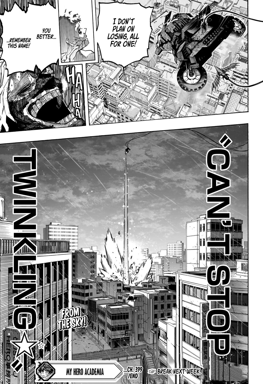 Boku No Hero Academia - Chapter 399: Organic Alternating Current Lamp