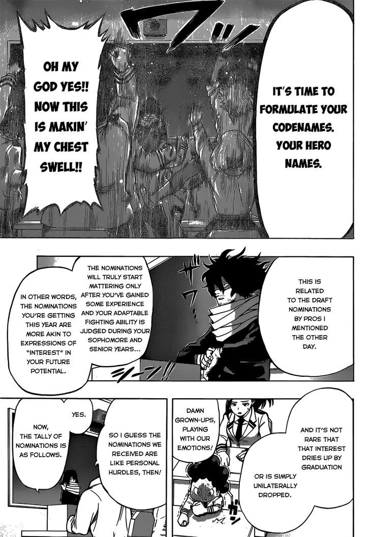 Boku No Hero Academia - Chapter 45 : A Meeting For Trying Out New Names