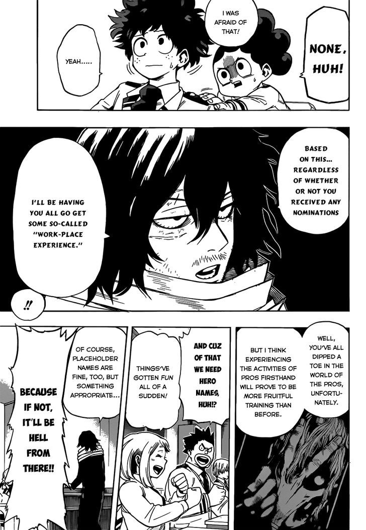 Boku No Hero Academia - Chapter 45 : A Meeting For Trying Out New Names