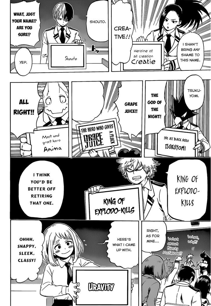 Boku No Hero Academia - Chapter 45 : A Meeting For Trying Out New Names