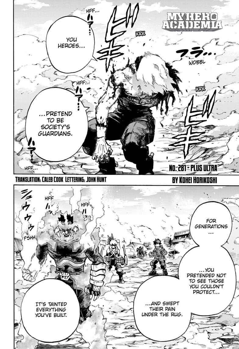 Boku No Hero Academia - Chapter 281