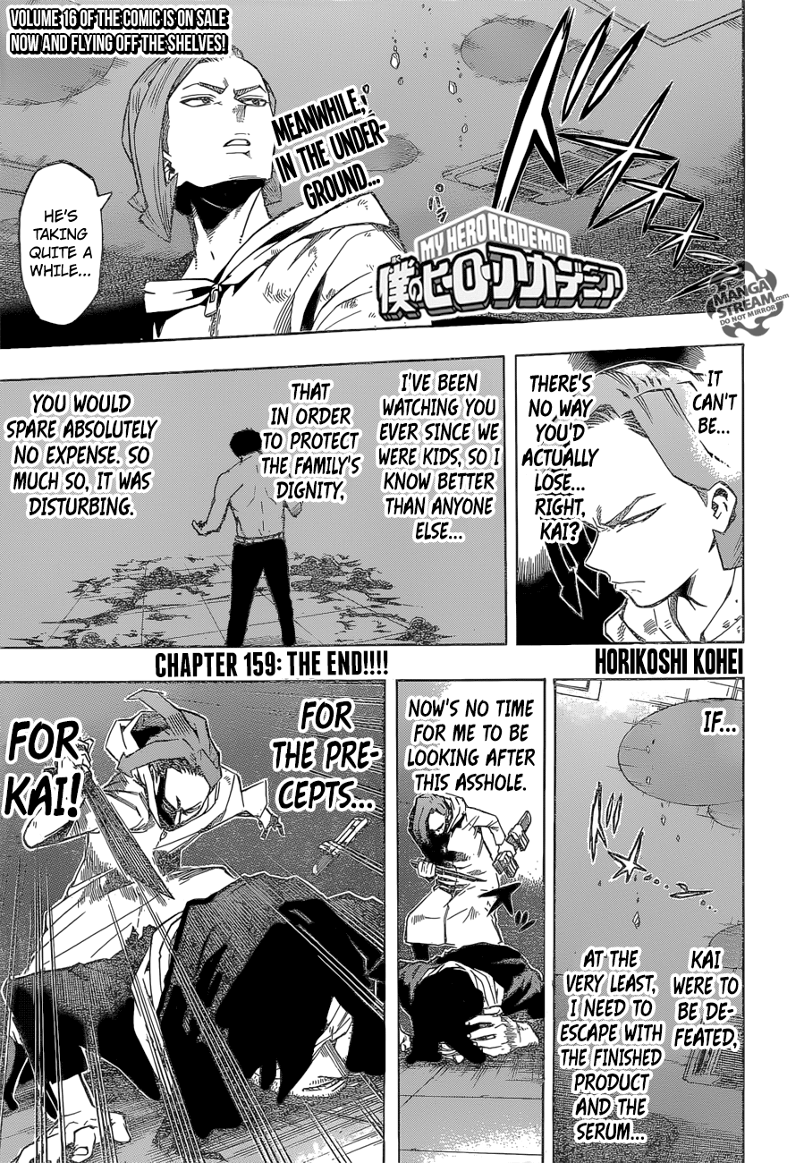 Boku No Hero Academia - Chapter 159